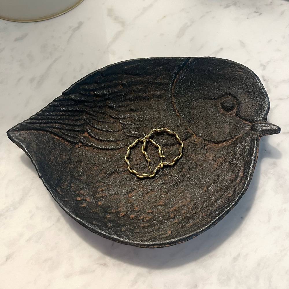 Cast Iron Bird Trinket Tray - Picture 4 of 6